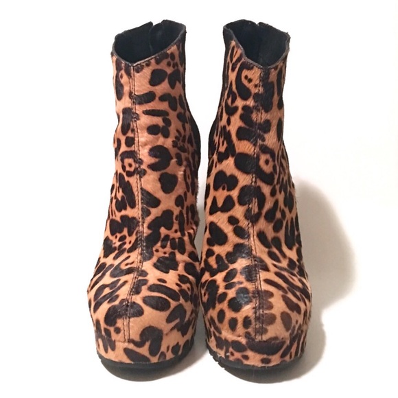 Kelsi Dagger Brooklyn Huette Lprd Pony Hair Wedges - Picture 2 of 6